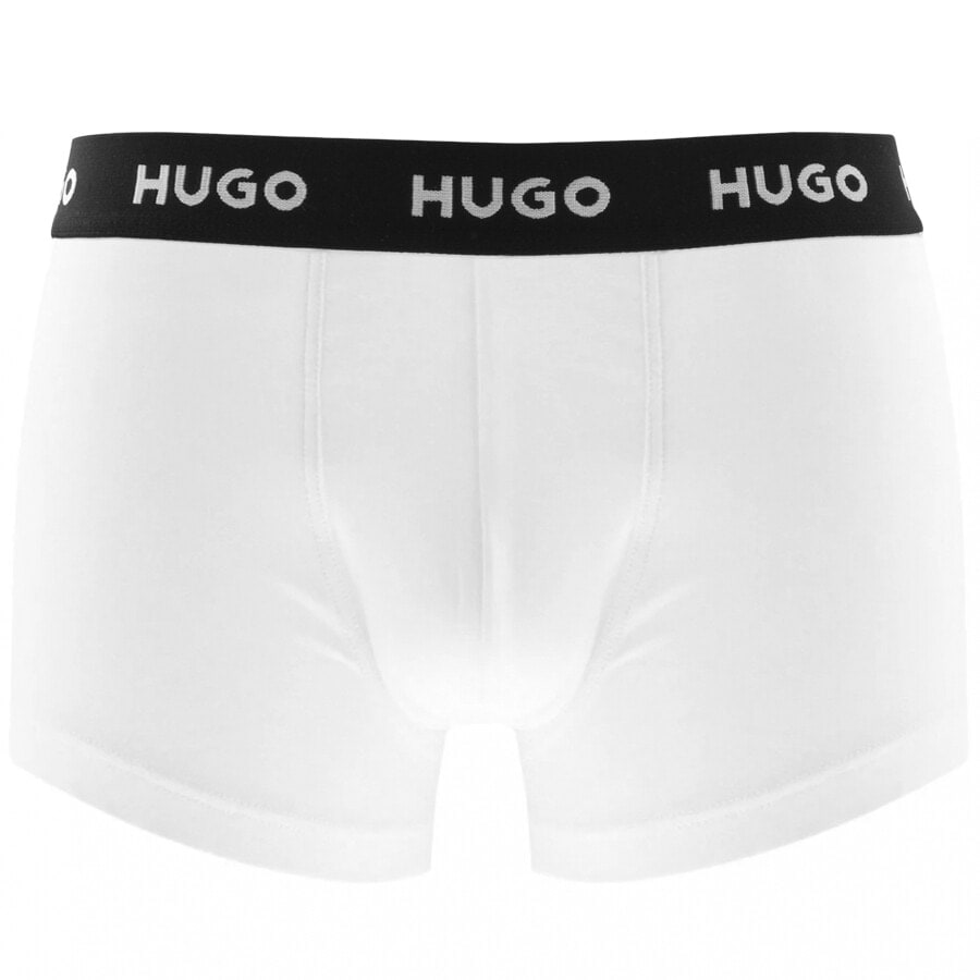 Alternative Image for ProductHUGO Triple Pack Boxer Trunks White2