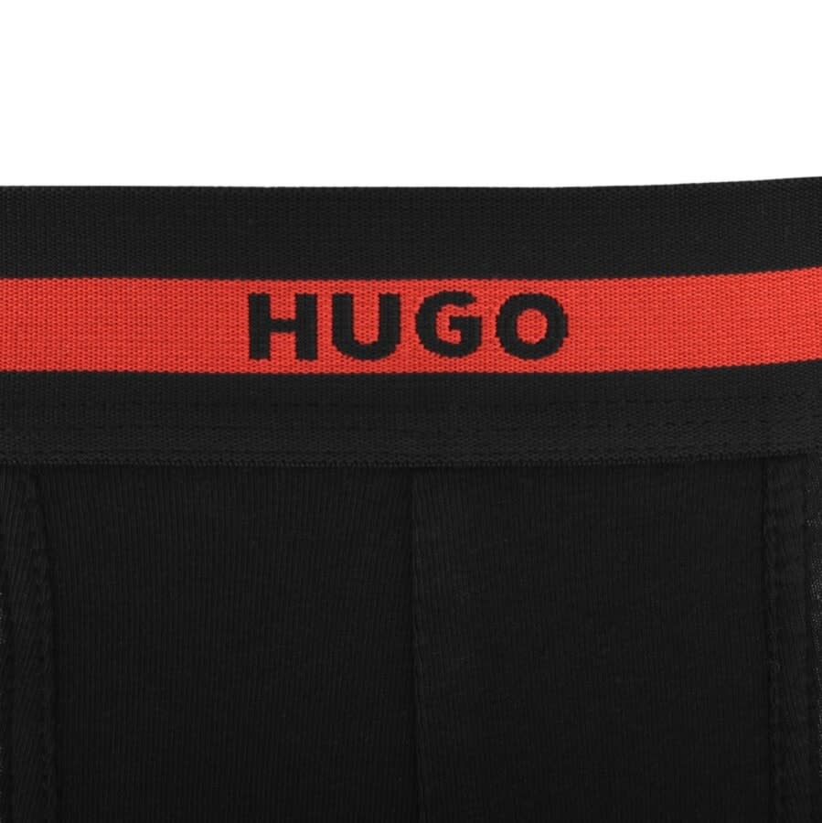 Alternative Image for ProductHUGO Double Pack Boxers Black3