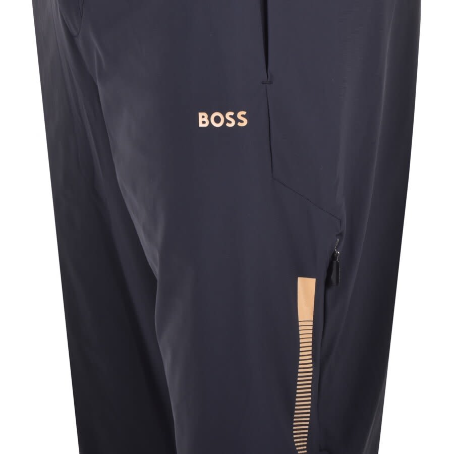 Alternative Image for ProductBOSS Performance Hwoven Jogging Bottoms Navy3