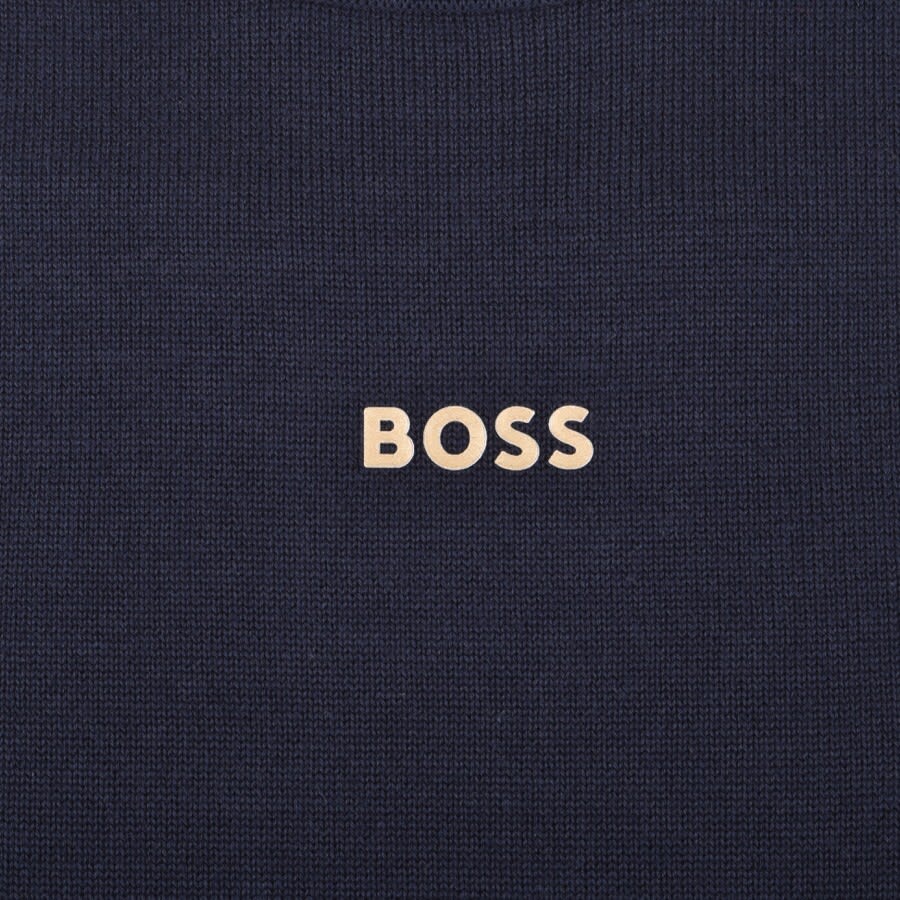 Alternative Image for ProductBOSS Rowler Knit Jumper Navy3