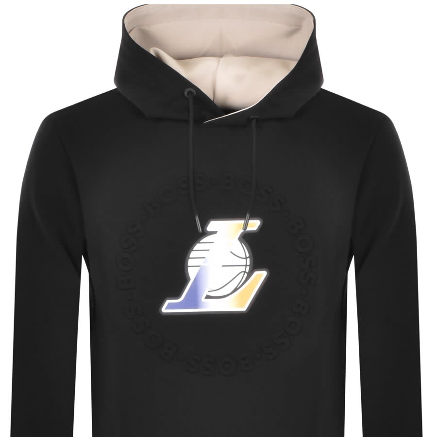 Alternative Image for ProductBOSS X NBA WBounce 2 3 Hoodie Black2