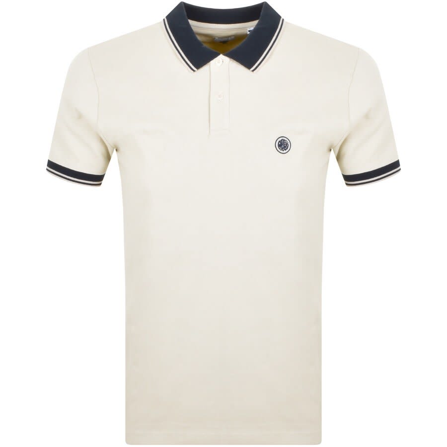Alternative Image for ProductPretty Green Survival Polo T Shirt Beige1