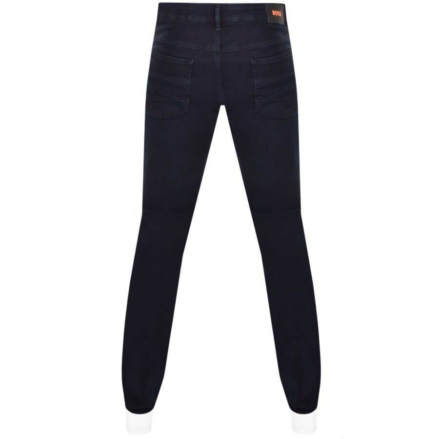 Alternative Image for ProductBOSS Delaware Slim Fit Dark Wash Jeans Navy2