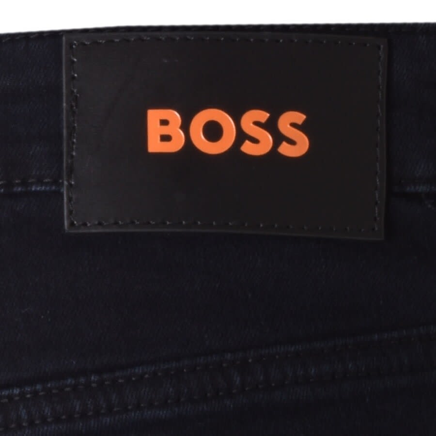 Alternative Image for ProductBOSS Delaware Slim Fit Dark Wash Jeans Navy3