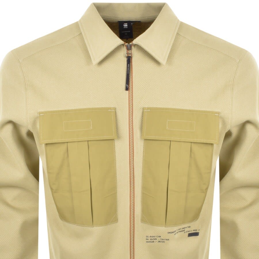 Alternative Image for ProductG Star Raw Tweeter Zip Top Khaki2