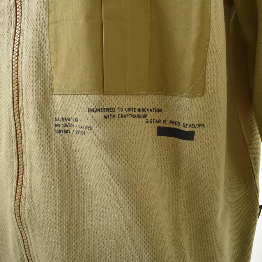 Alternative Image for ProductG Star Raw Tweeter Zip Top Khaki3