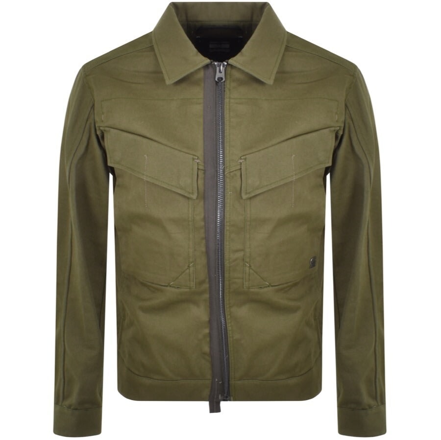Alternative Image for ProductG Star Raw Trucker Jacket Khaki1