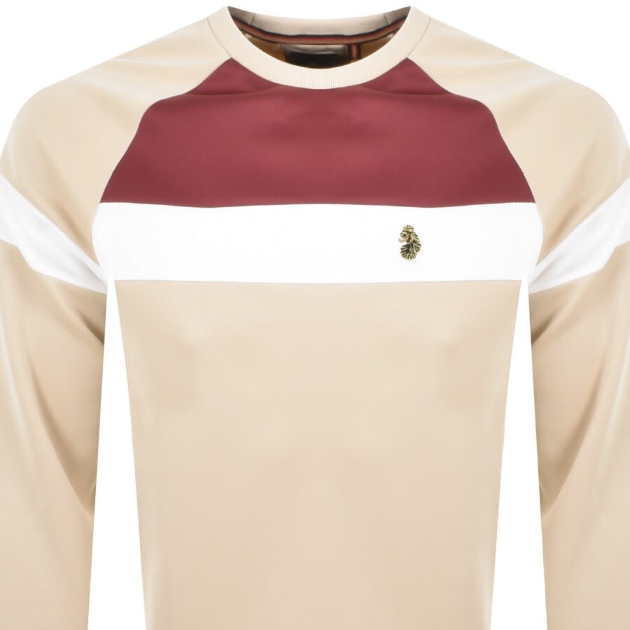 Alternative Image for ProductLuke 1977 Adam 3 Tape Sweatshirt Beige2