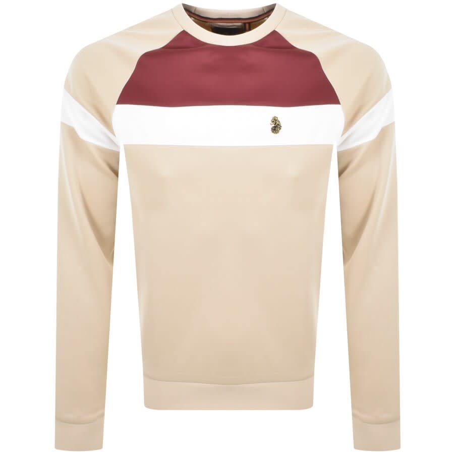 Alternative Image for ProductLuke 1977 Adam 3 Tape Sweatshirt Beige1