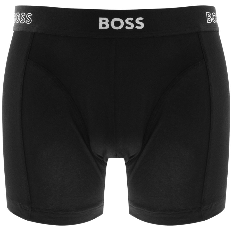 Alternative Image for ProductBOSS Underwear Double Pack Boxer Trunks Black2