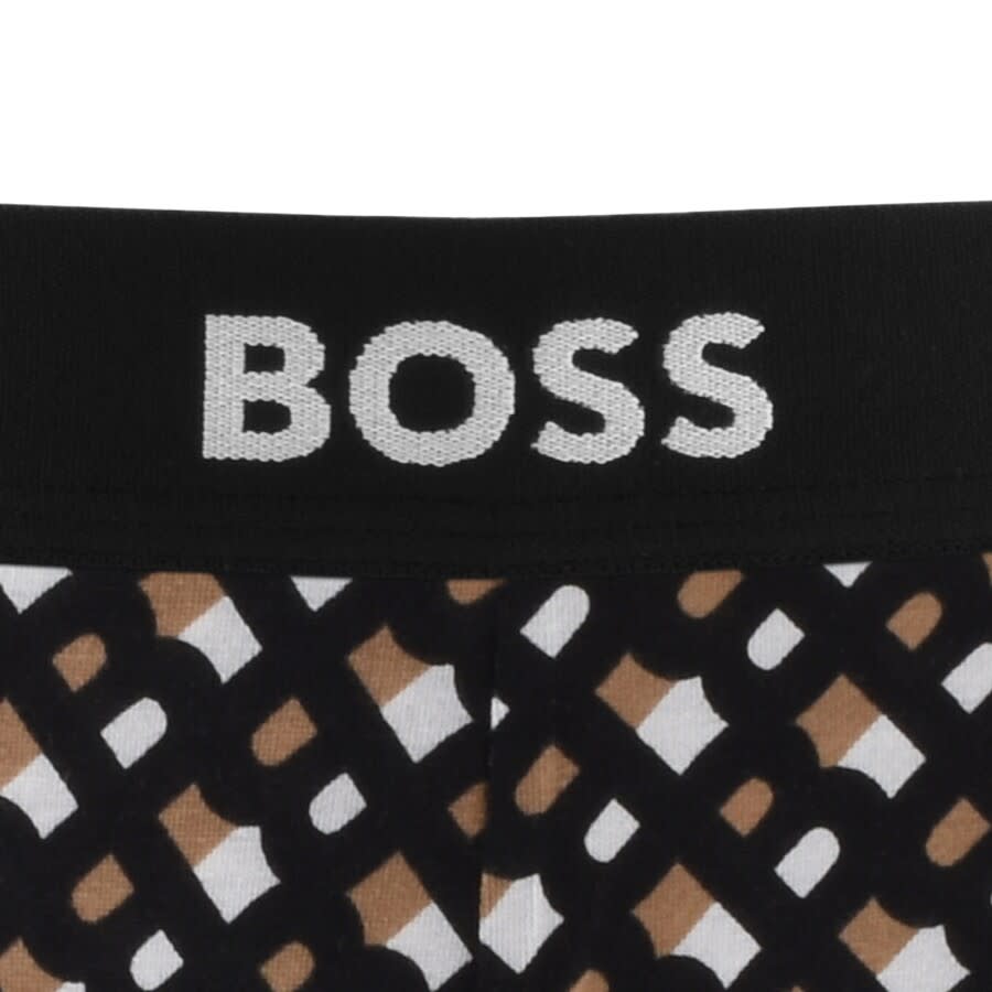 Alternative Image for ProductBOSS Underwear Double Pack Boxer Trunks Black3