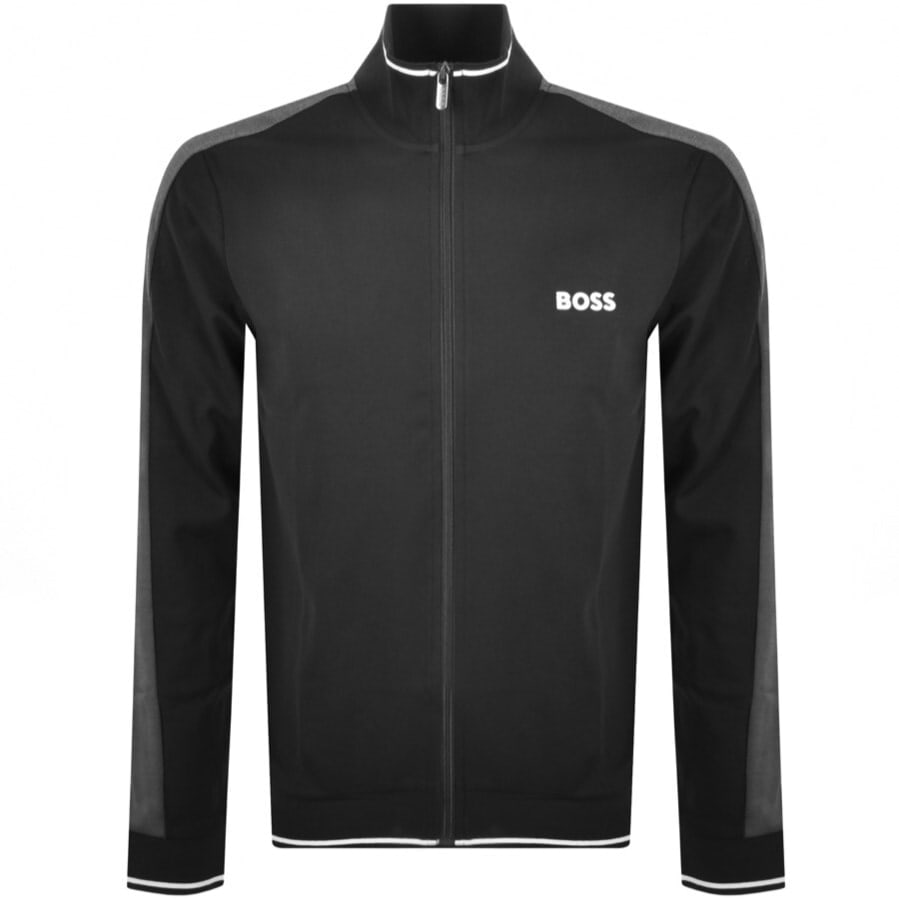 Alternative Image for ProductBOSS Full Zip Sweatshirt Black1