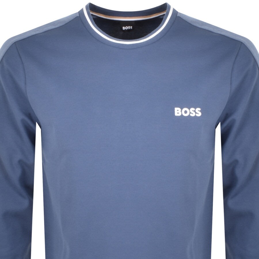 Alternative Image for ProductBOSS Crew Neck Sweatshirt Blue2