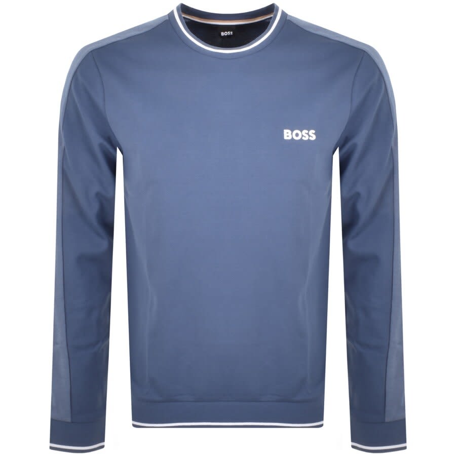 Alternative Image for ProductBOSS Crew Neck Sweatshirt Blue1
