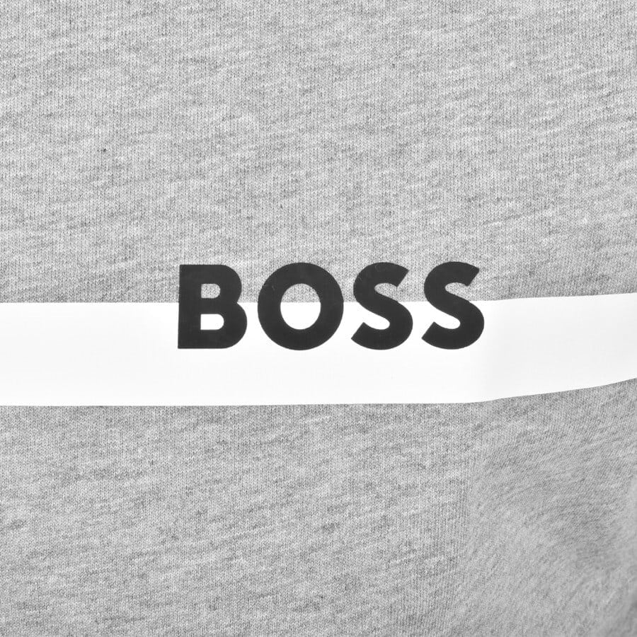 Alternative Image for ProductBOSS Loungewear Crew Neck Sweatshirt Grey3