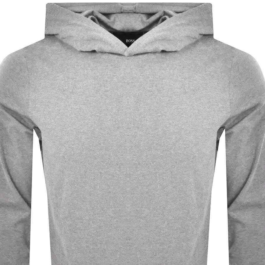 Alternative Image for ProductBOSS Long Sleeved Hooded T Shirt Grey2
