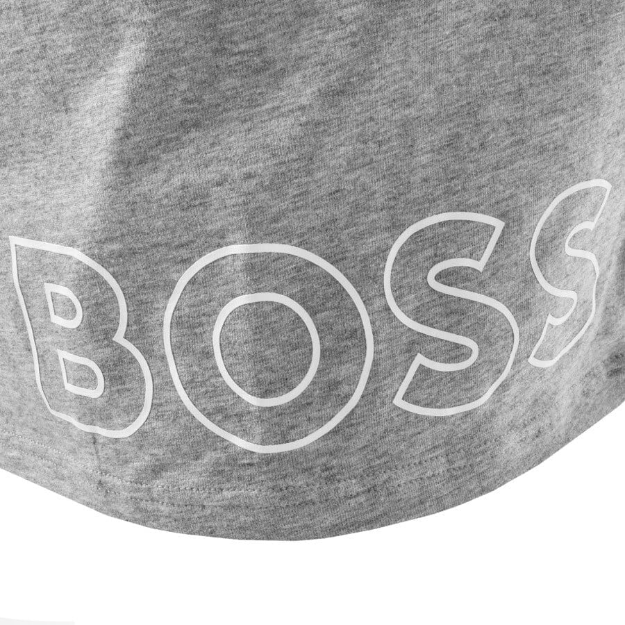 Alternative Image for ProductBOSS Long Sleeved Hooded T Shirt Grey3