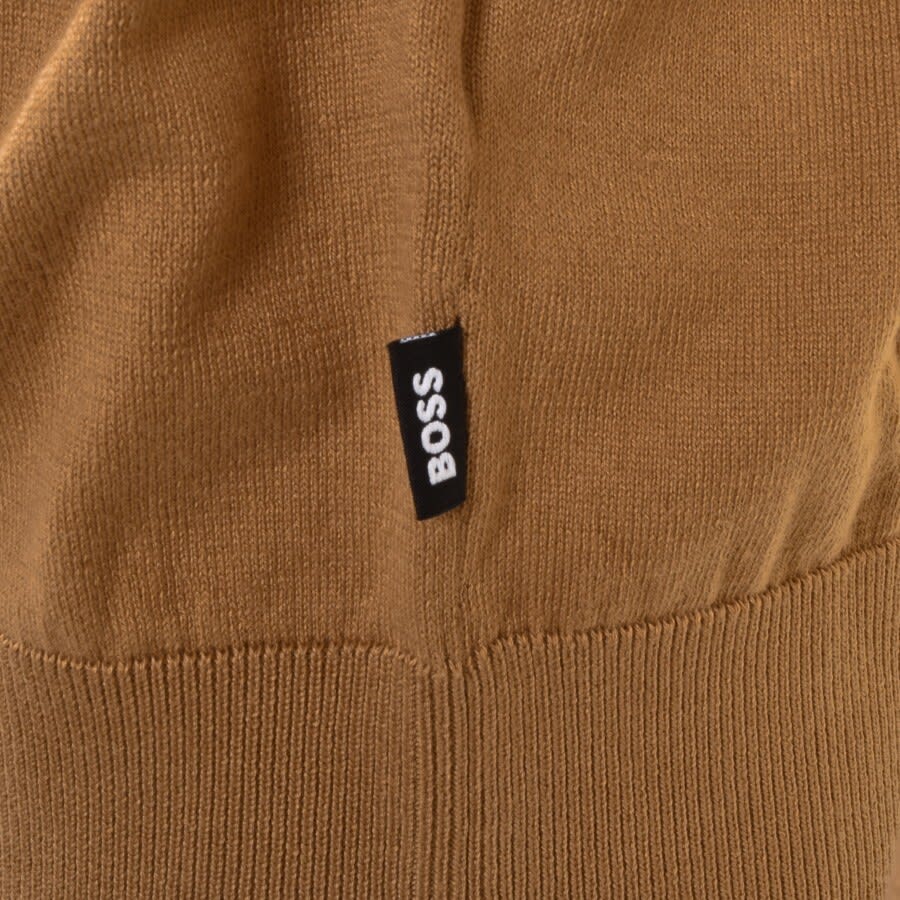 Alternative Image for ProductBOSS Ebruno Long Sleeved Polo T Shirt Brown3