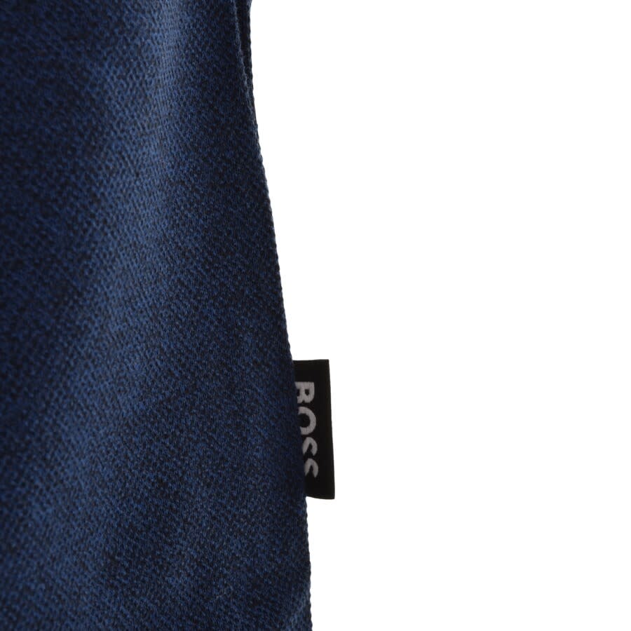 Alternative Image for ProductBOSS Pleins Long Sleeved Polo T Shirt Blue3