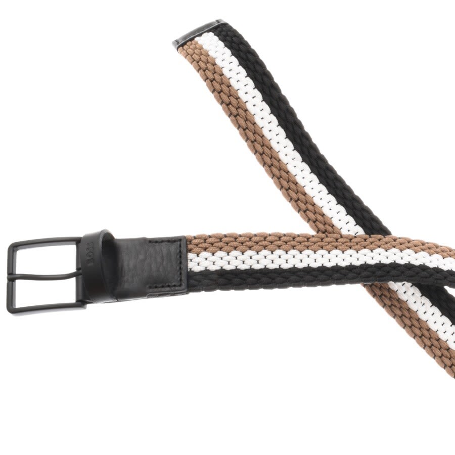 Alternative Image for ProductBOSS Woven Tape Belt Black2