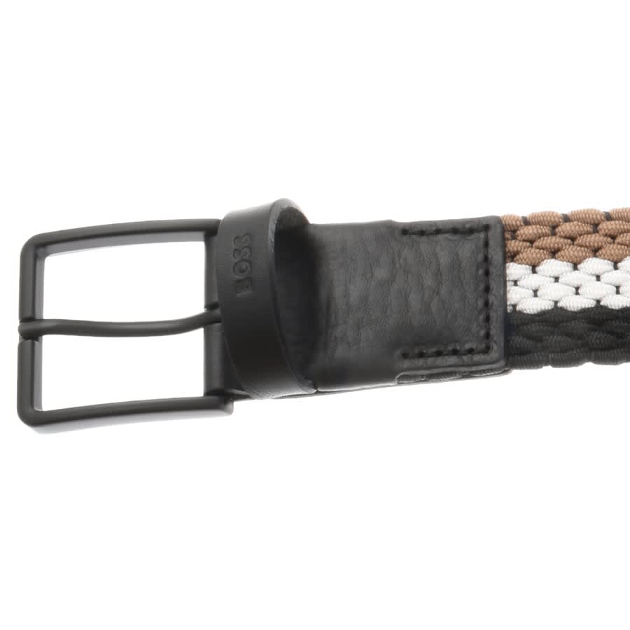 Alternative Image for ProductBOSS Woven Tape Belt Black3