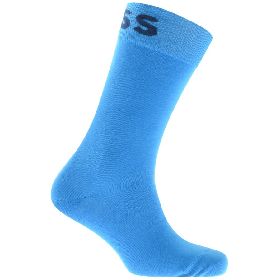 Alternative Image for ProductBOSS Double Pack Socks Blue3