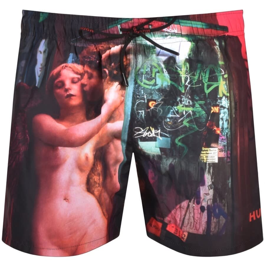 Alternative Image for ProductHUGO Domingo Swim Shorts Black1