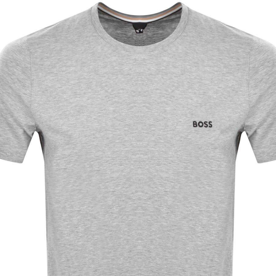 Alternative Image for ProductBOSS Lounge Mix And Match Logo T Shirt Grey2