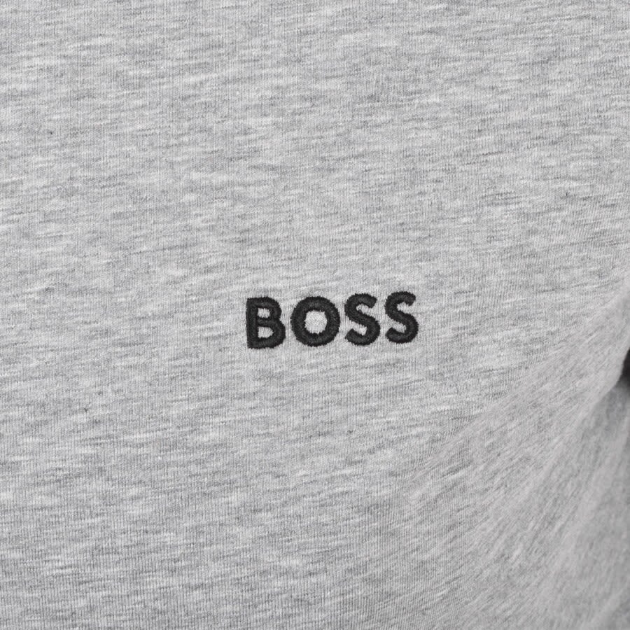 Alternative Image for ProductBOSS Lounge Mix And Match Logo T Shirt Grey3