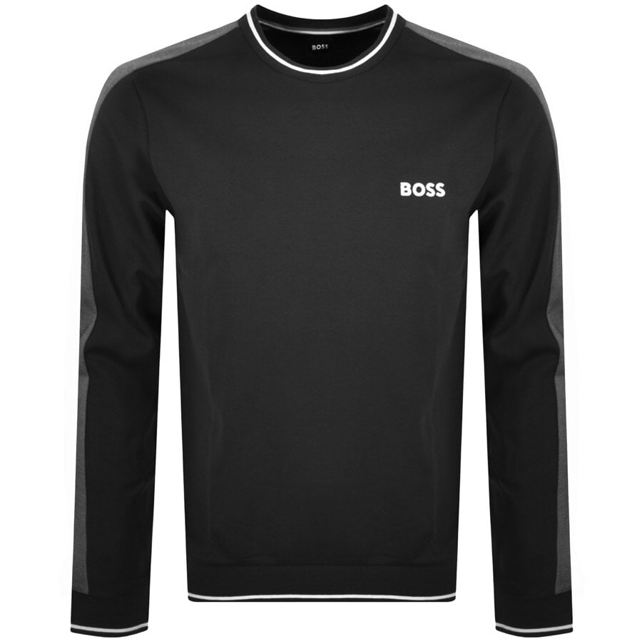 Alternative Image for ProductBOSS Crew Neck Sweatshirt Black1