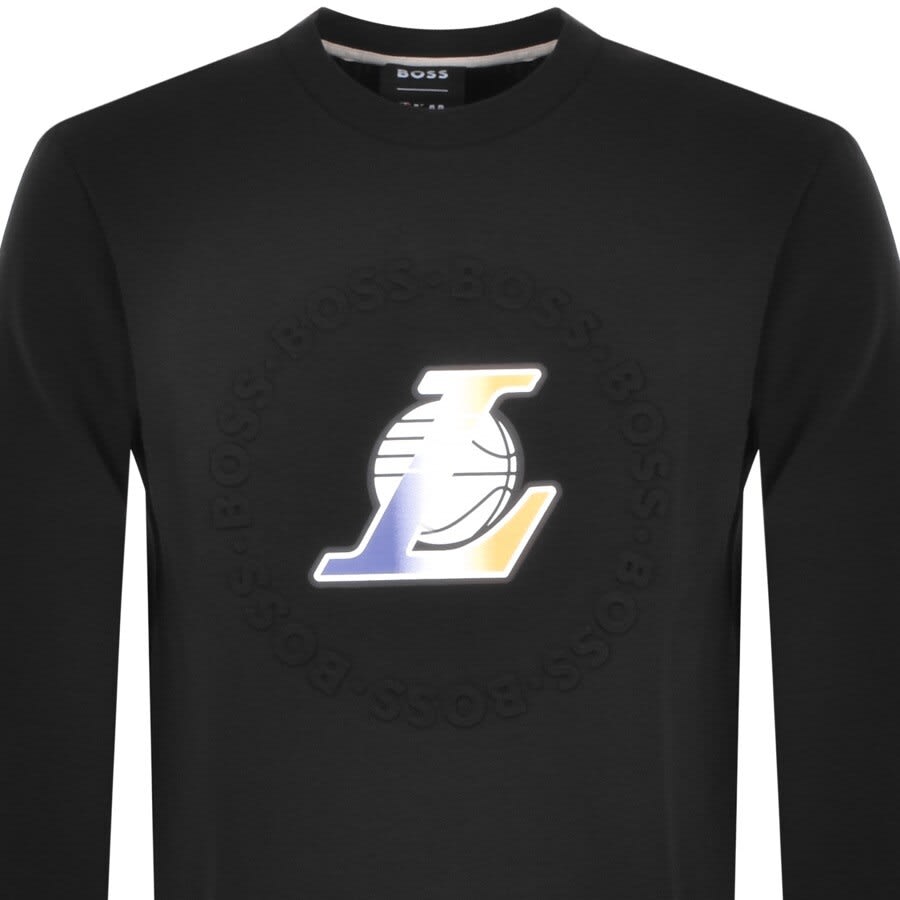 Alternative Image for ProductBOSS X NBA Windmill 3 Sweatshirt Black2