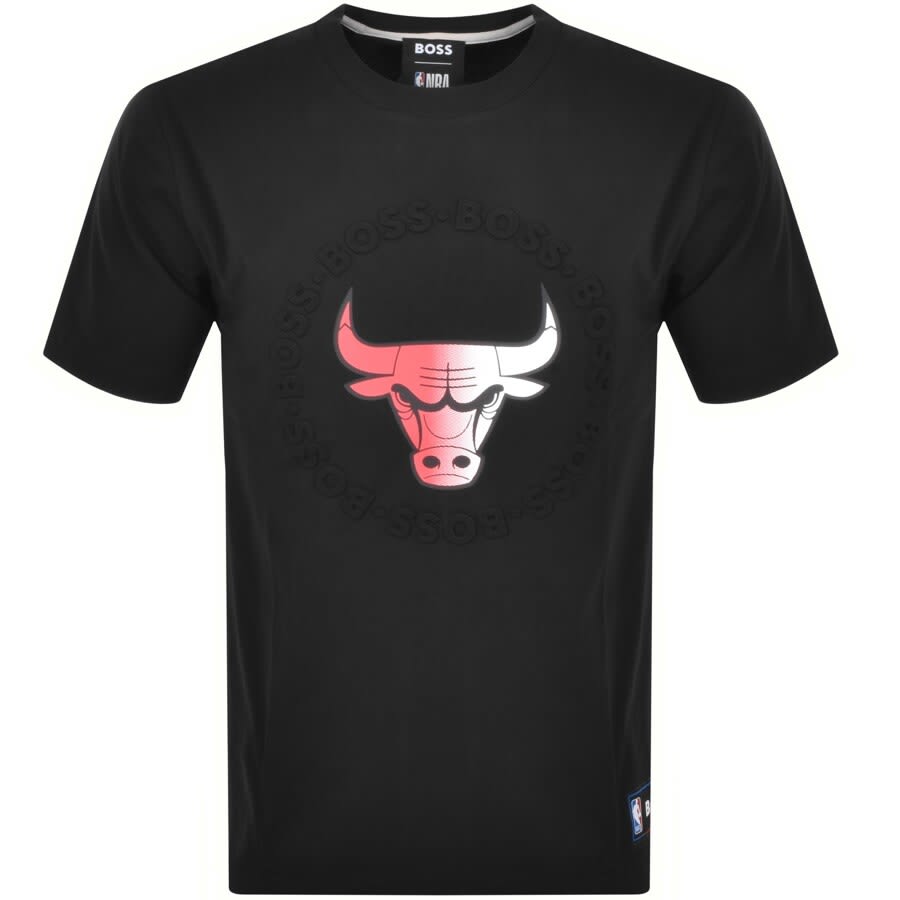 Alternative Image for ProductBOSS X NBA T Basket 3 T Shirt Black1