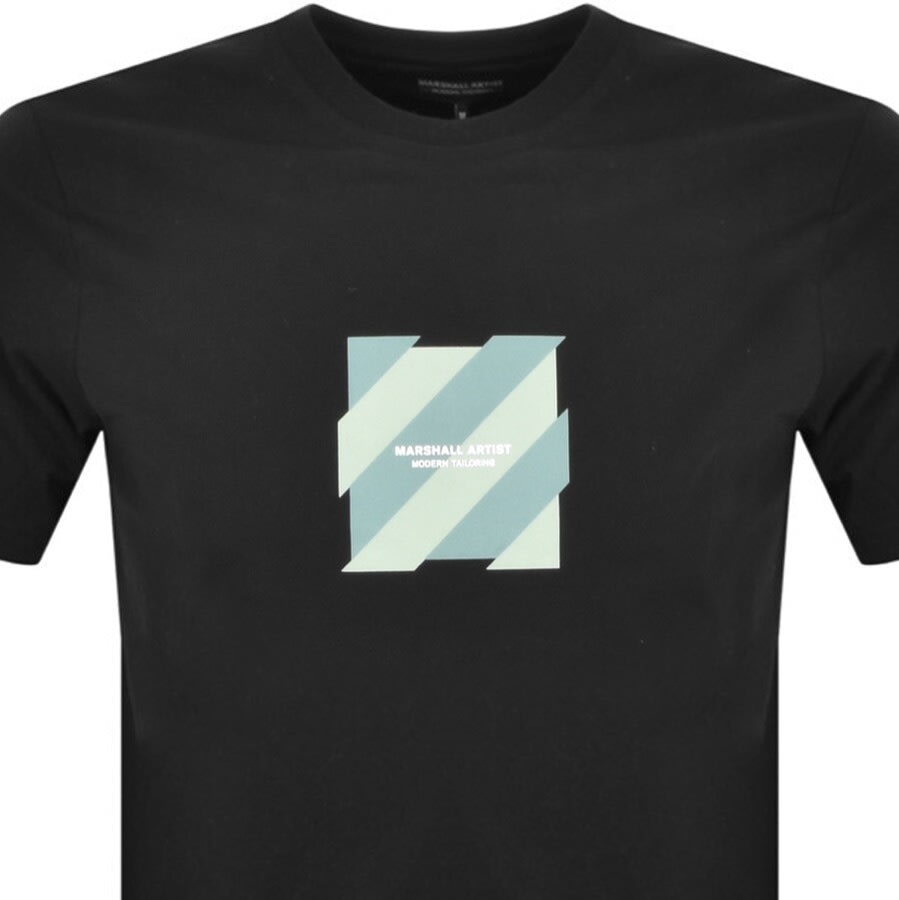 Alternative Image for ProductMarshall Artist Chevron Box Logo T Shirt Black2