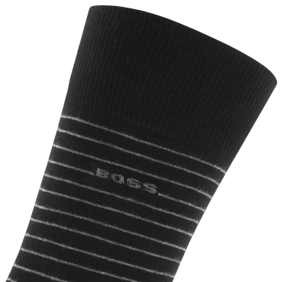 Alternative Image for ProductBOSS Double Pack Socks Black3