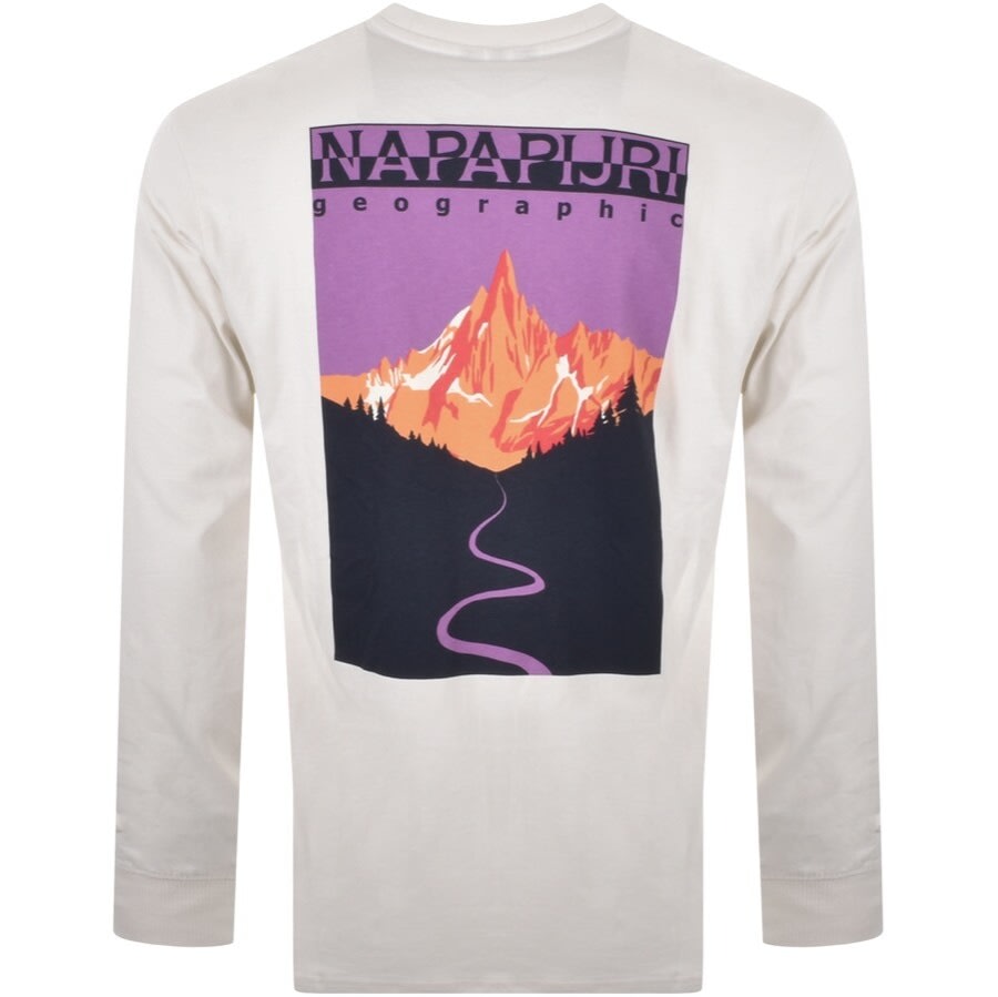 Alternative Image for ProductNapapijri Quintino Long Sleeve T Shirt White3