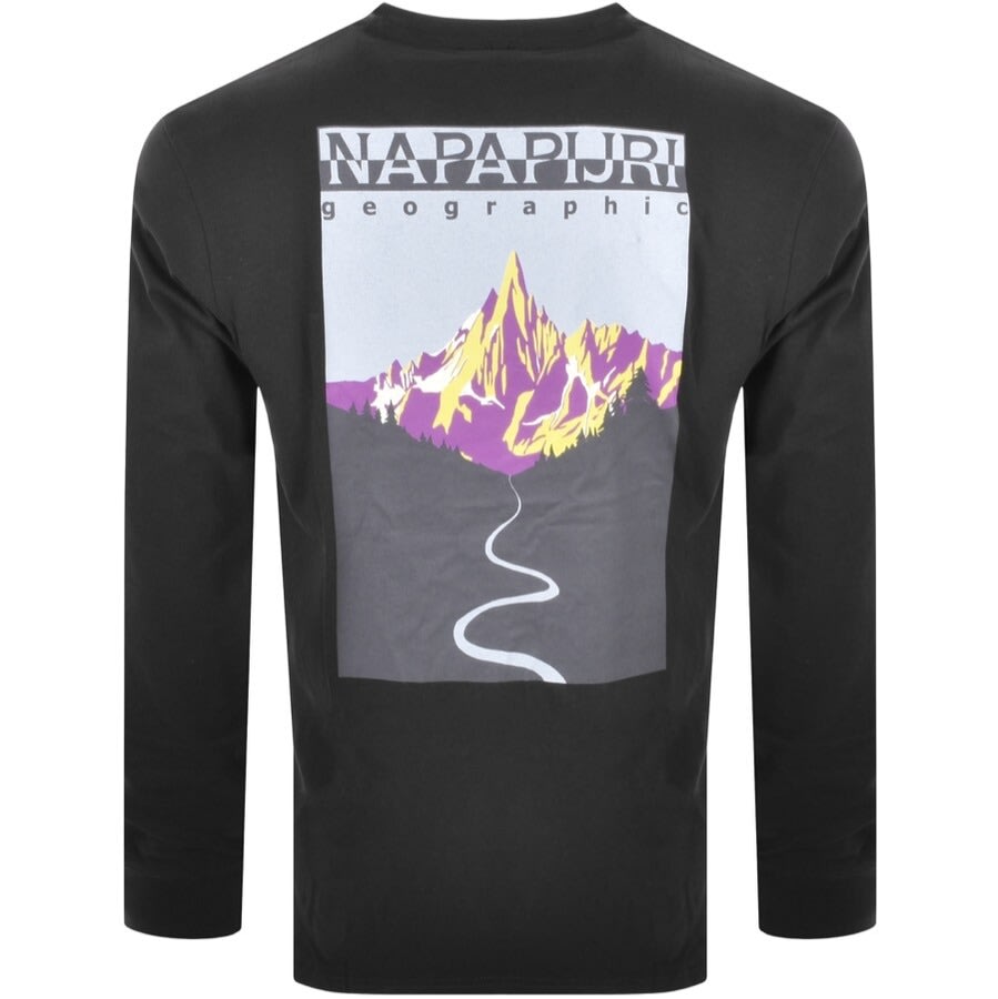 Alternative Image for ProductNapapijri Quintino Long Sleeve T Shirt Black3