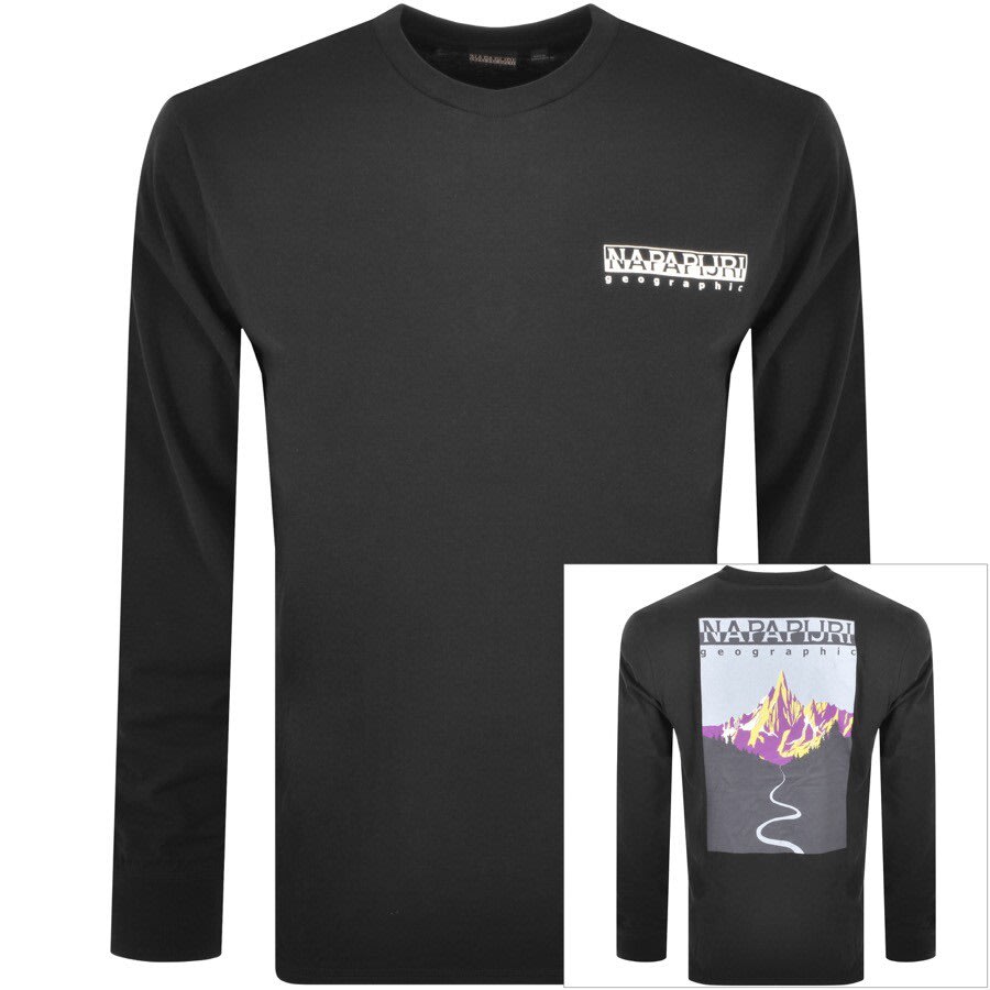 Alternative Image for ProductNapapijri Quintino Long Sleeve T Shirt Black1