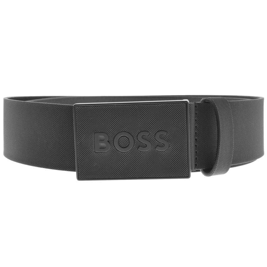 Alternative Image for ProductBOSS Icon Leather Belt Black1