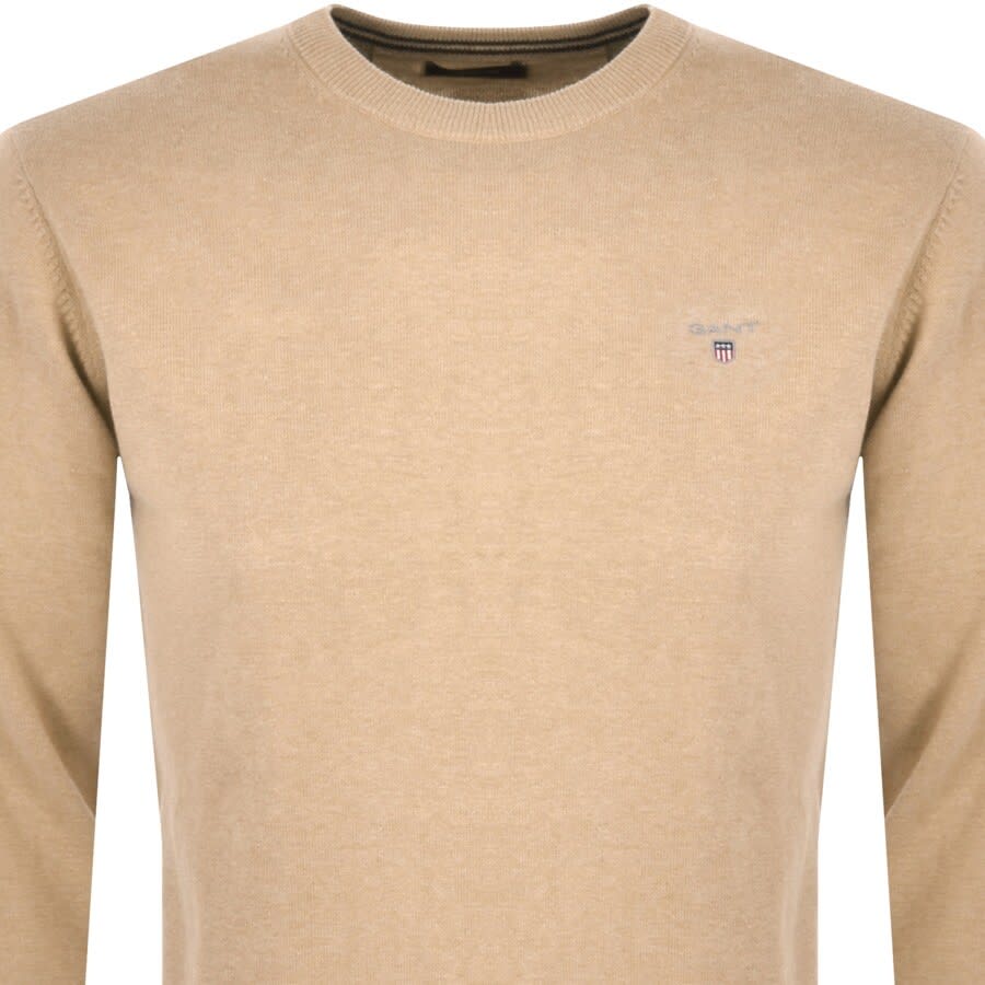 Alternative Image for ProductGant Knit Classic Cotton Knit Jumper Brown2