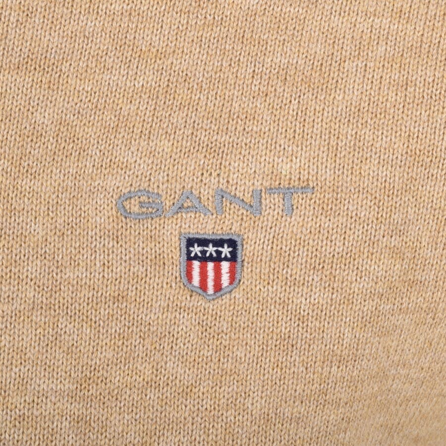 Alternative Image for ProductGant Knit Classic Cotton Knit Jumper Brown3