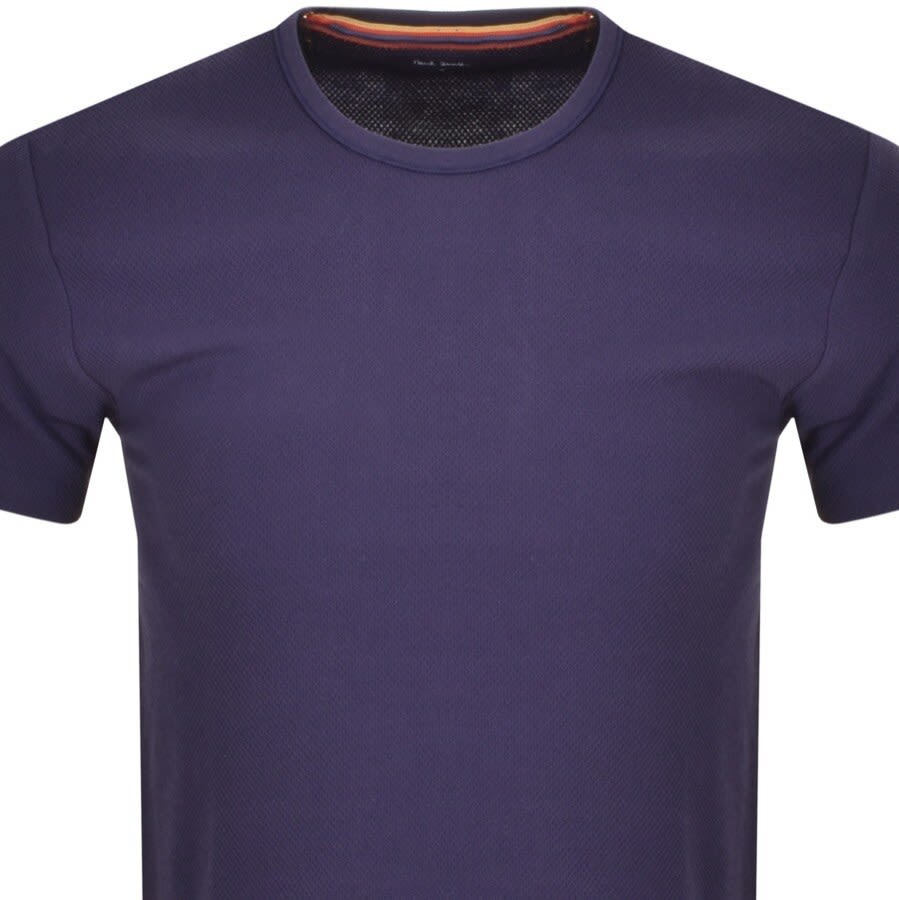 Alternative Image for ProductPS By Paul Smith Texture T Shirt Purple2