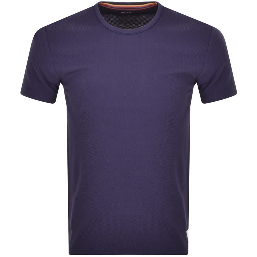 Alternative Image for ProductPS By Paul Smith Texture T Shirt Purple1