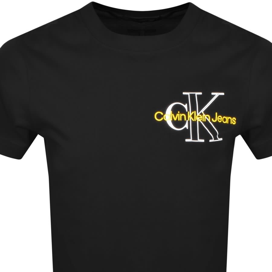 Alternative Image for ProductCalvin Klein Jeans Monogram Logo T Shirt Black2