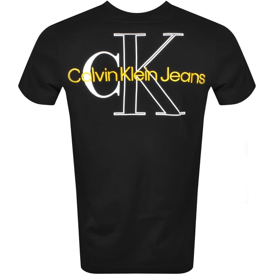 Alternative Image for ProductCalvin Klein Jeans Monogram Logo T Shirt Black3