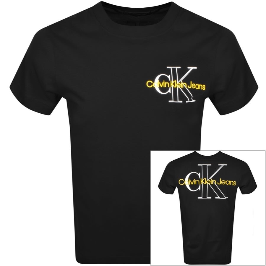 Alternative Image for ProductCalvin Klein Jeans Monogram Logo T Shirt Black1