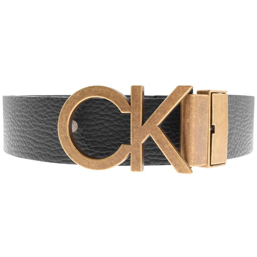 calvin klein belt gold