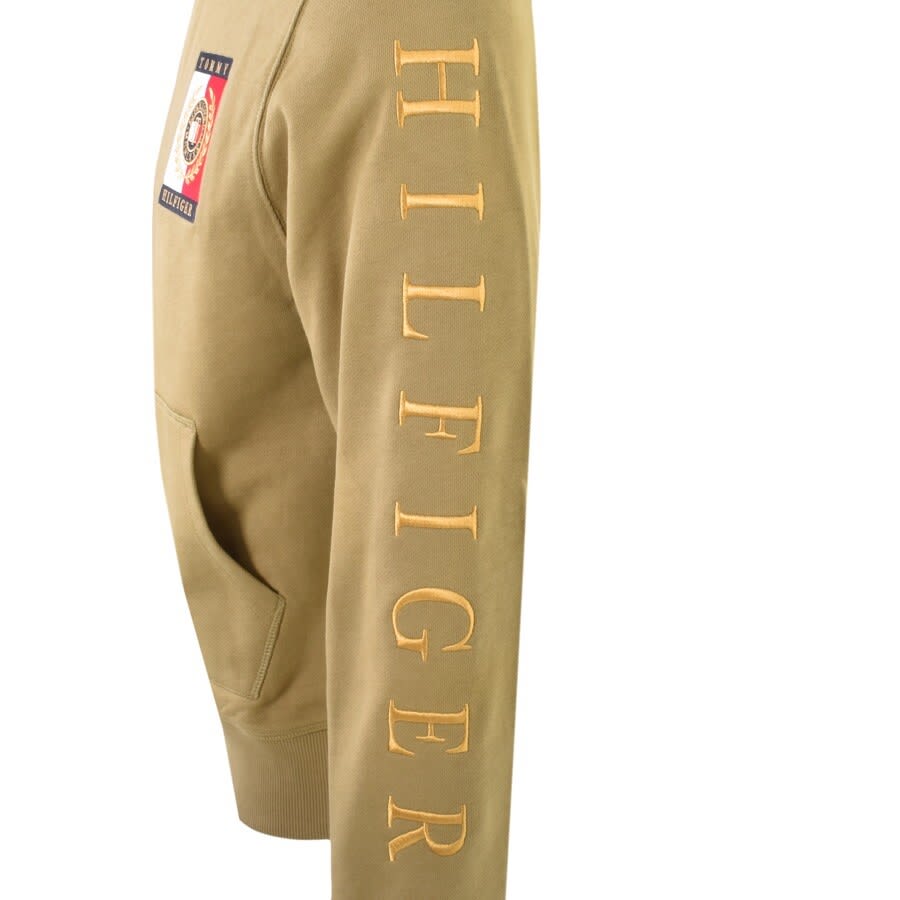 Alternative Image for ProductTommy Hilfiger Half Zip Icon Sweatshirt Khaki3