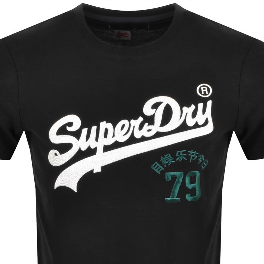 Alternative Image for ProductSuperdry Vintage Logo T Shirt Black2