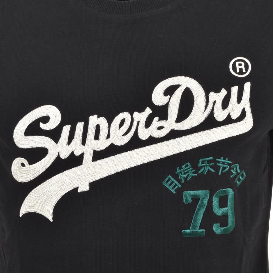 Alternative Image for ProductSuperdry Vintage Logo T Shirt Black3