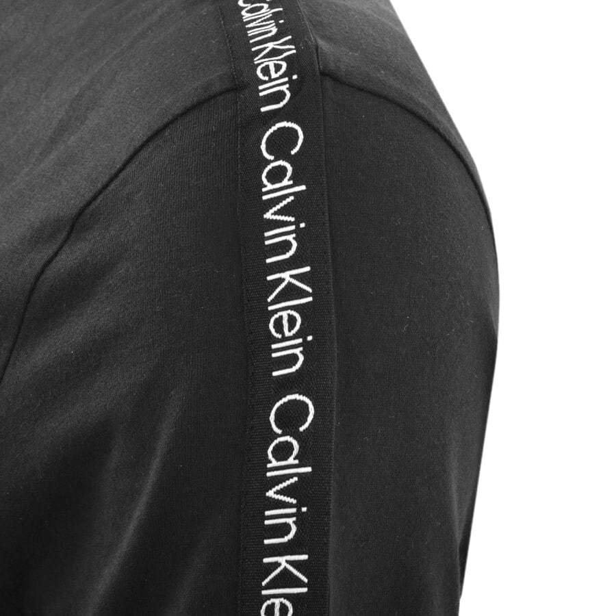 Alternative Image for ProductCalvin Klein Tape Logo T Shirt Black3